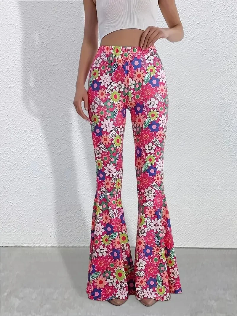 Floral Regular Fit Casual Pants