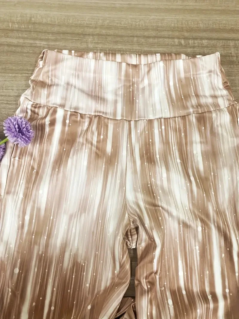Regular Fit Gradient Pattern Simple Pants