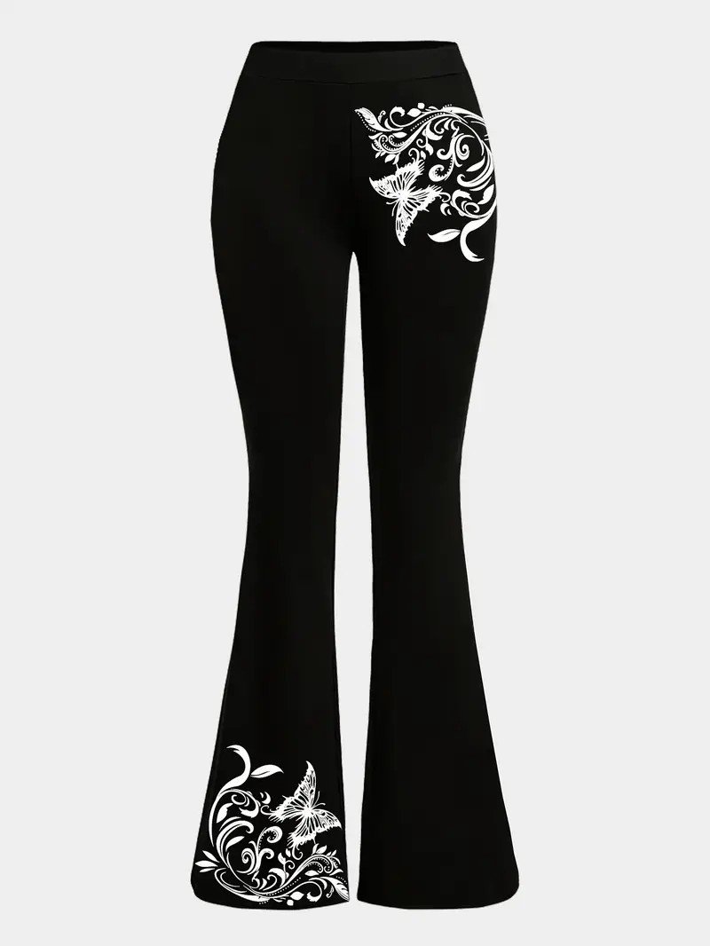 Gradient Pattern Simple Regular Fit Pants