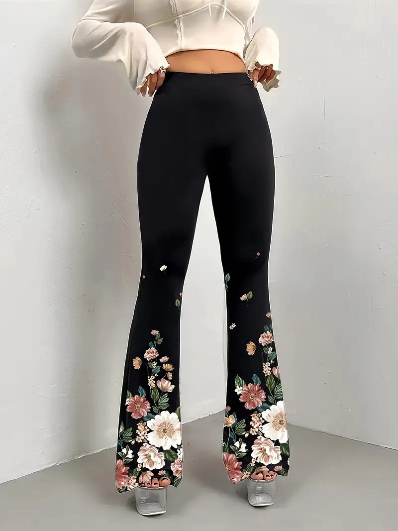 Gradient Pattern Simple Regular Fit Pants