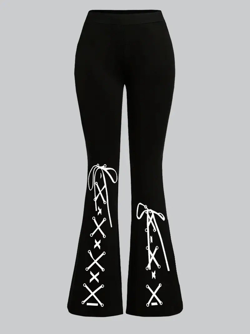 Gradient Pattern Simple Regular Fit Pants