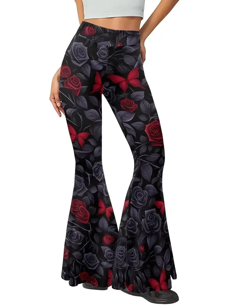 Simple Regular Fit Abstract Pants