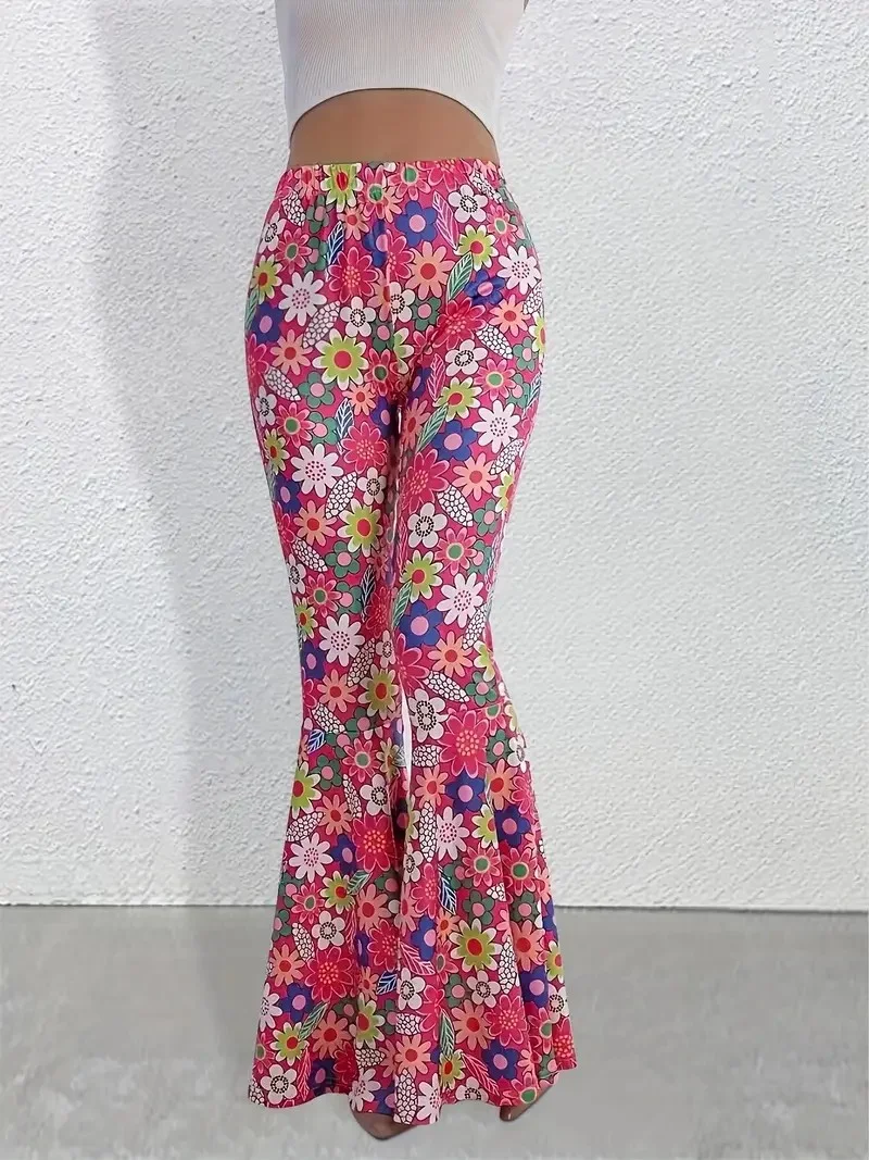 Floral Regular Fit Casual Pants