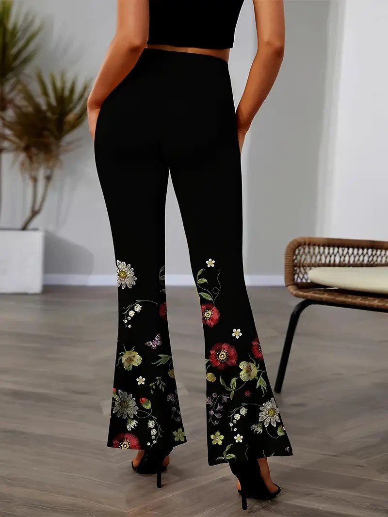 Gradient Pattern Simple Regular Fit Pants