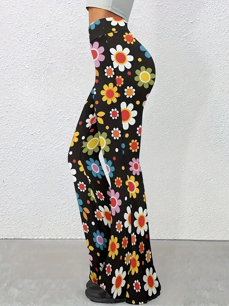 Floral Regular Fit Casual Pants
