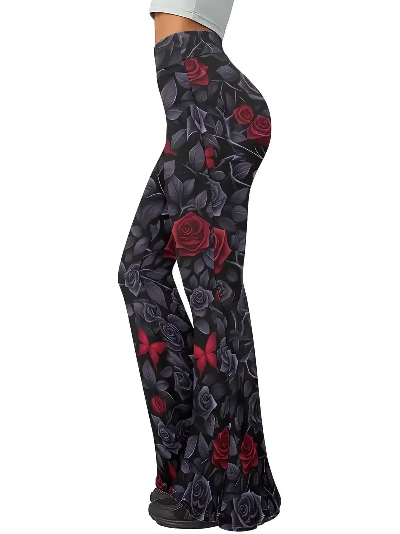 Simple Regular Fit Abstract Pants