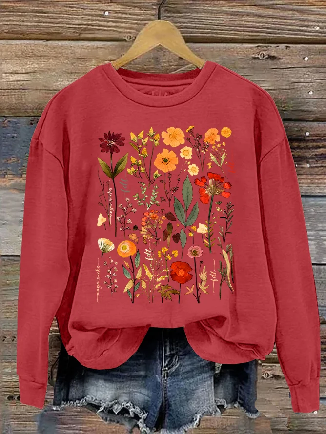 Subtle Anti-Trump Flowers Sweatshirts , Anti-Maga Floral , Fdt Merch, Feminist Gift Casual Sweatshirts Casual Sweatshirt