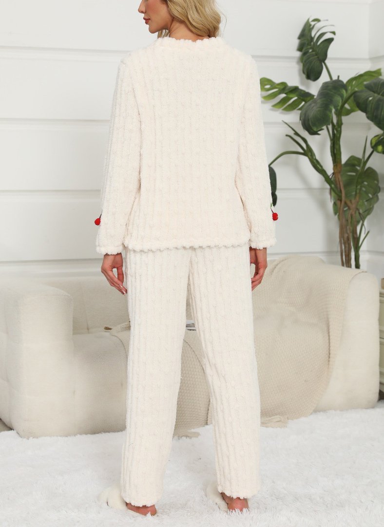 Casual Plain Two-Piece Set