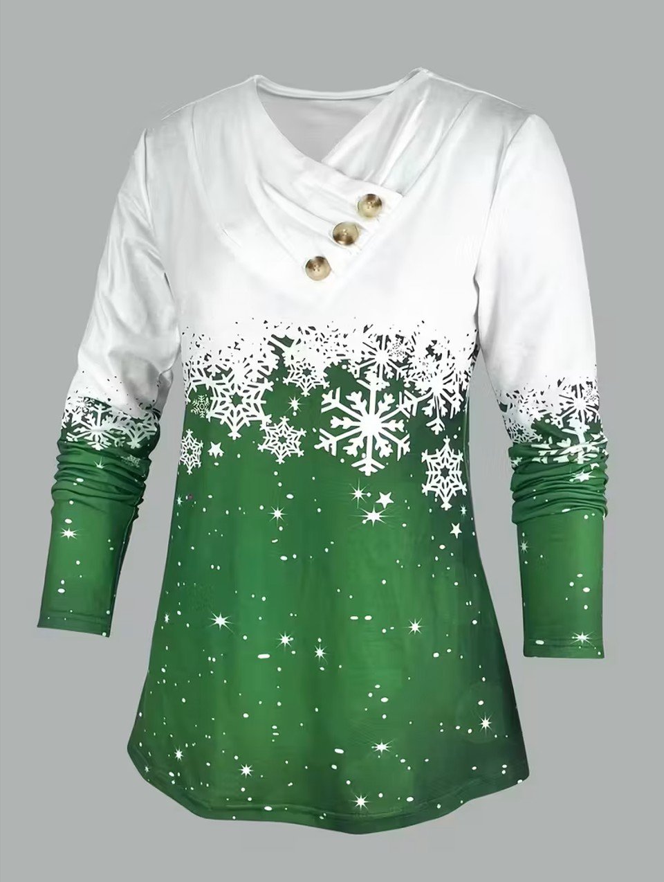 Christmas Casual Cotton Others T-Shirt