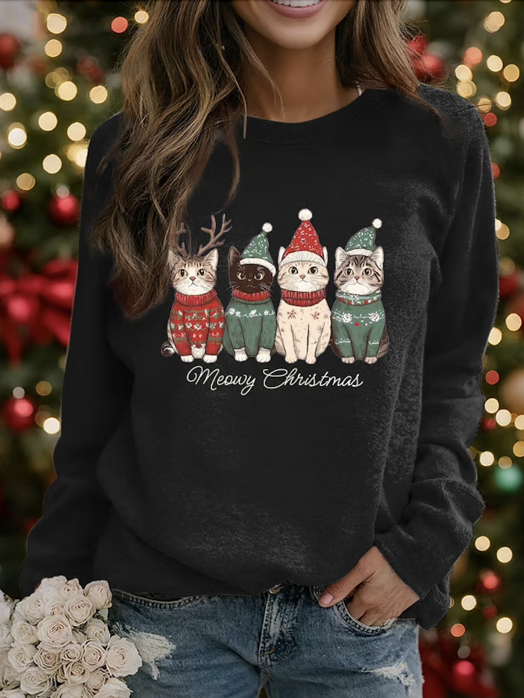 Casual Crew Neck Sweatshirt