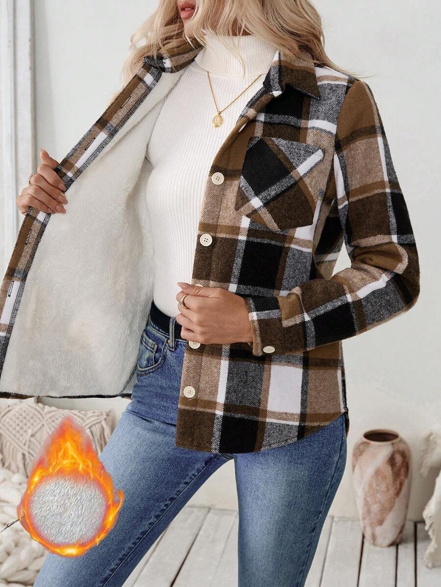 Cotton Casual Shirt Collar Regular Fit Jacket