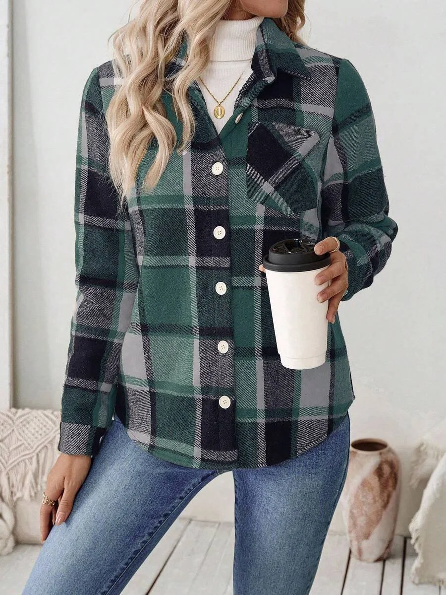 Cotton Casual Shirt Collar Regular Fit Jacket