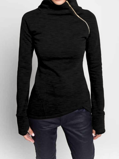Plain Lady Romance Loose Sweatshirt