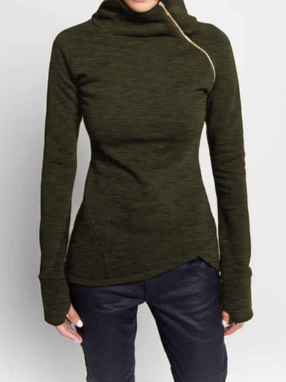 Plain Lady Romance Loose Sweatshirt