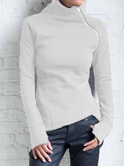 Plain Lady Romance Loose Sweatshirt