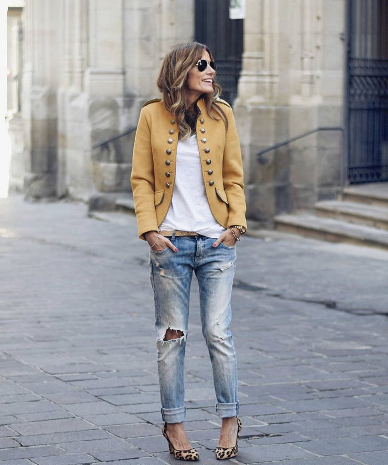 Shawl Collar Split Joint Simple Plain Jacket