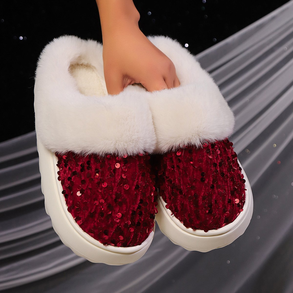 All Season Casual Fabric House Slippers