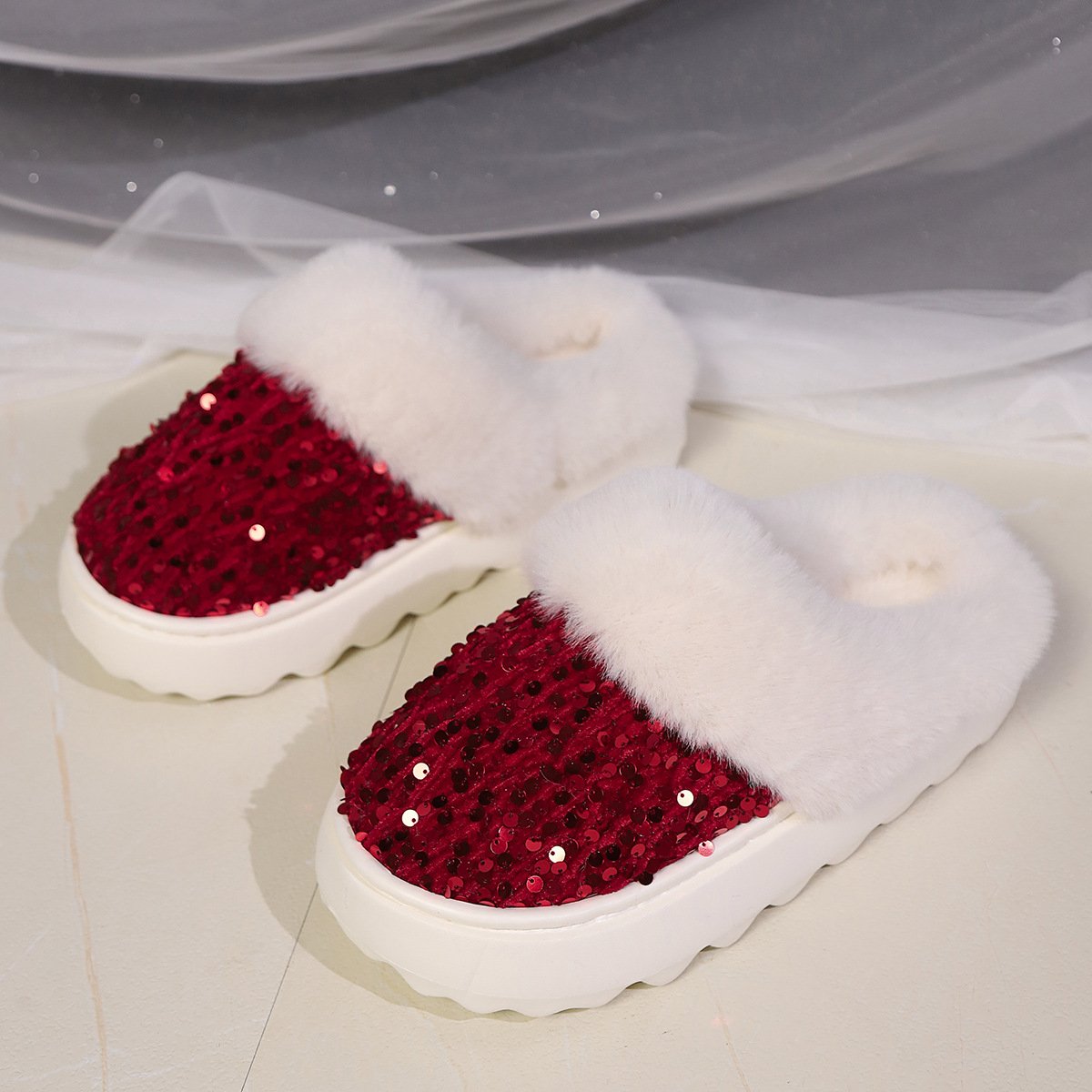 All Season Casual Fabric House Slippers