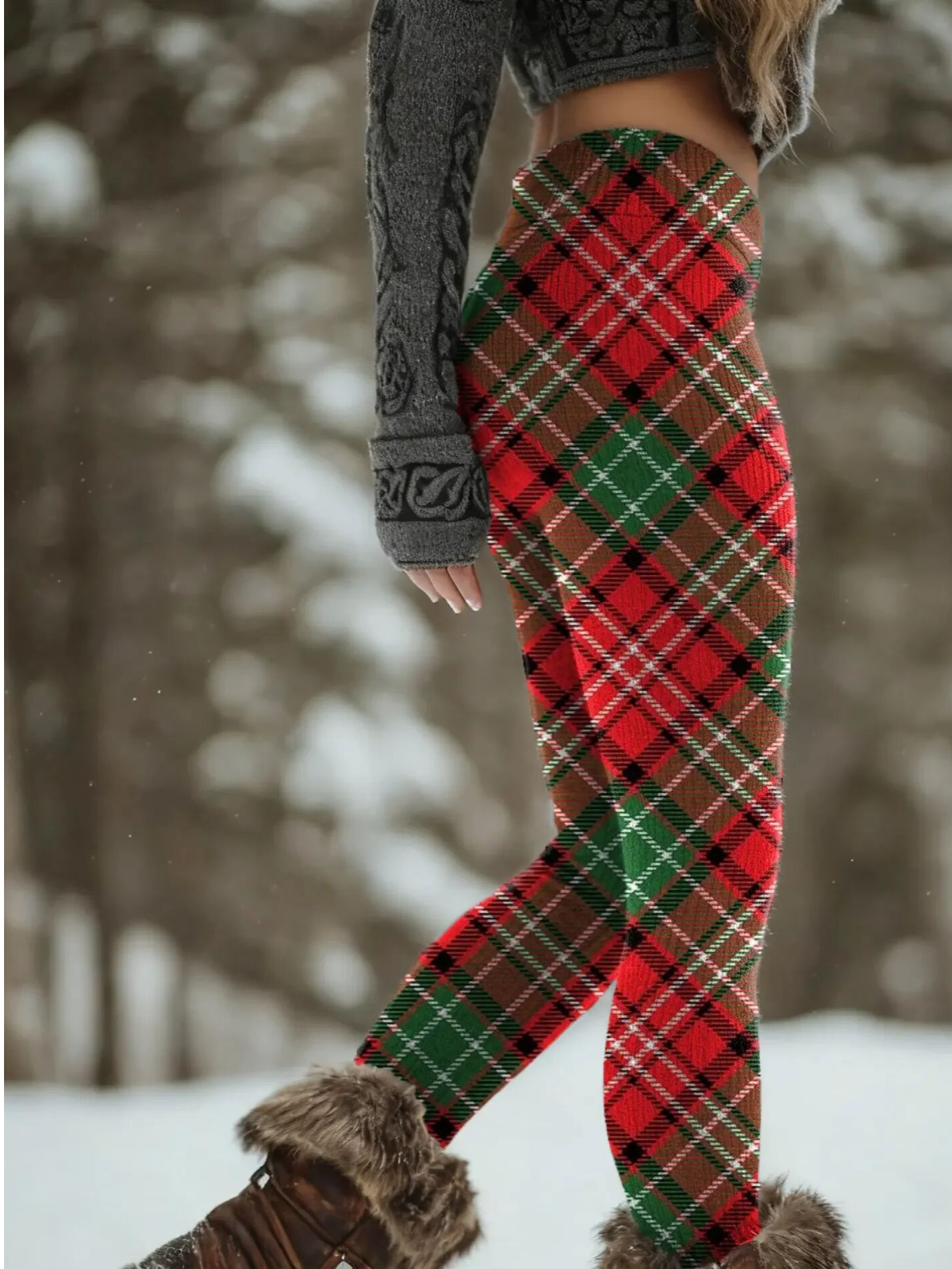 Vintage Tight Christmas Leggings