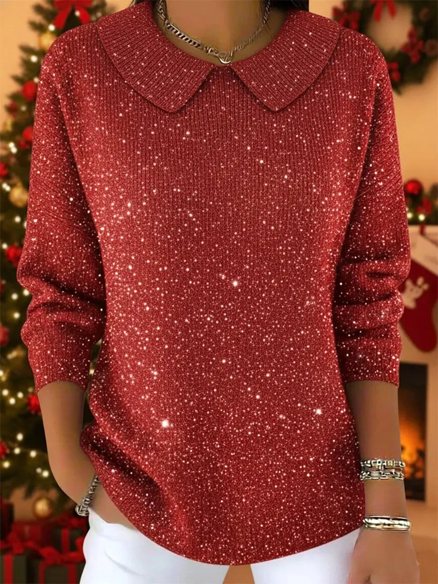 Christmas Loose Vintage Knitted Sweater