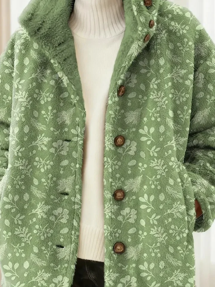 Christmas Flannel Vintage Teddy Jacket