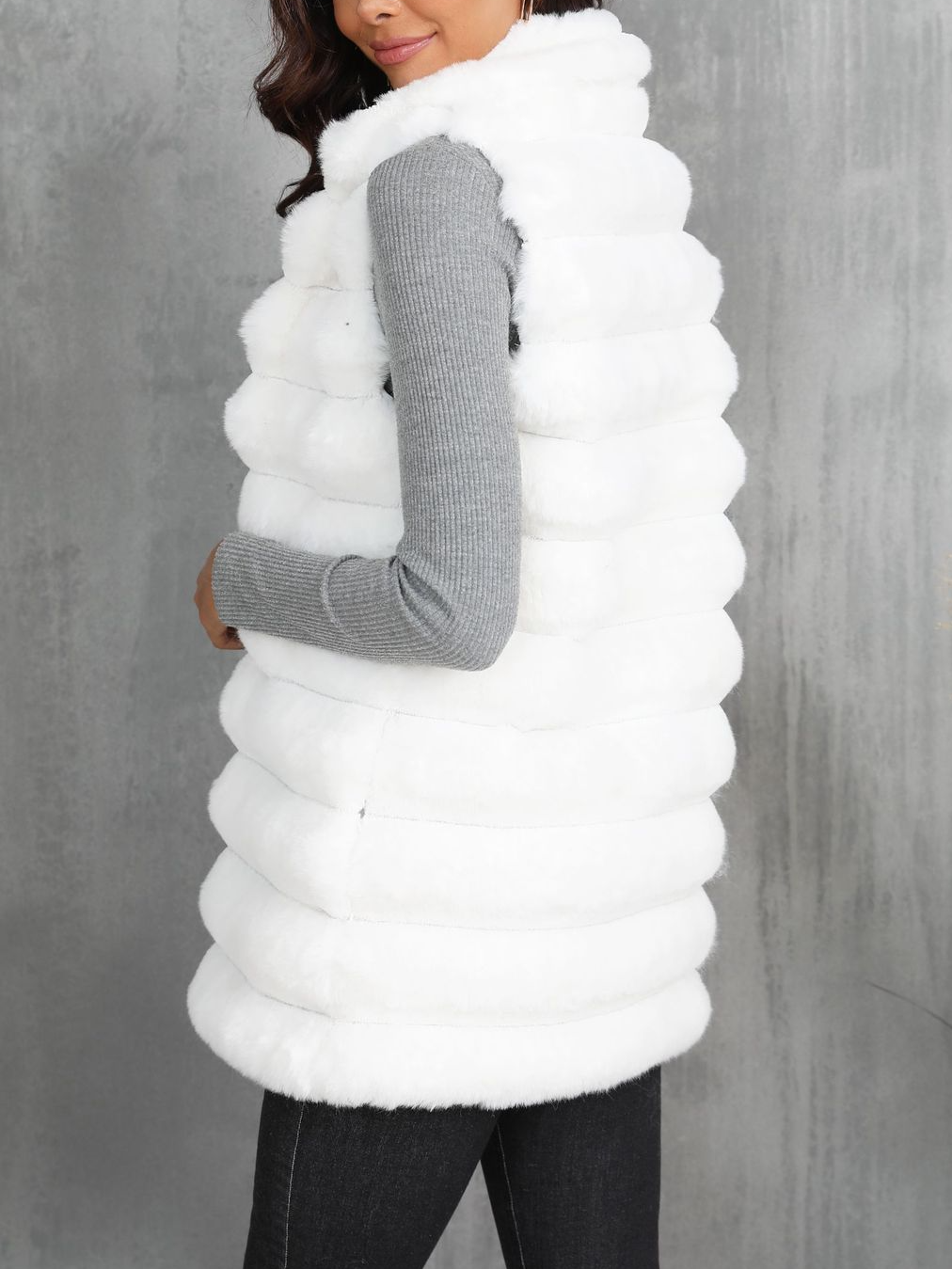 Plain Casual Loose Others Vest