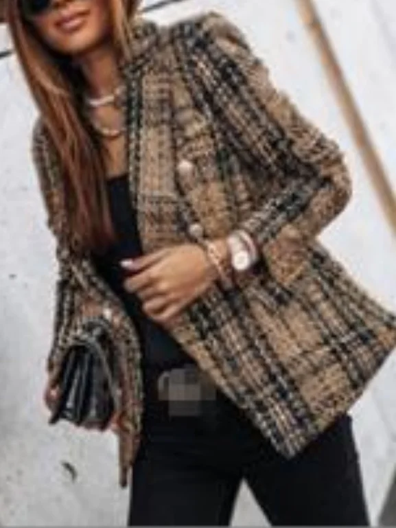 Others Color Block Dressy Regular Fit Blazer