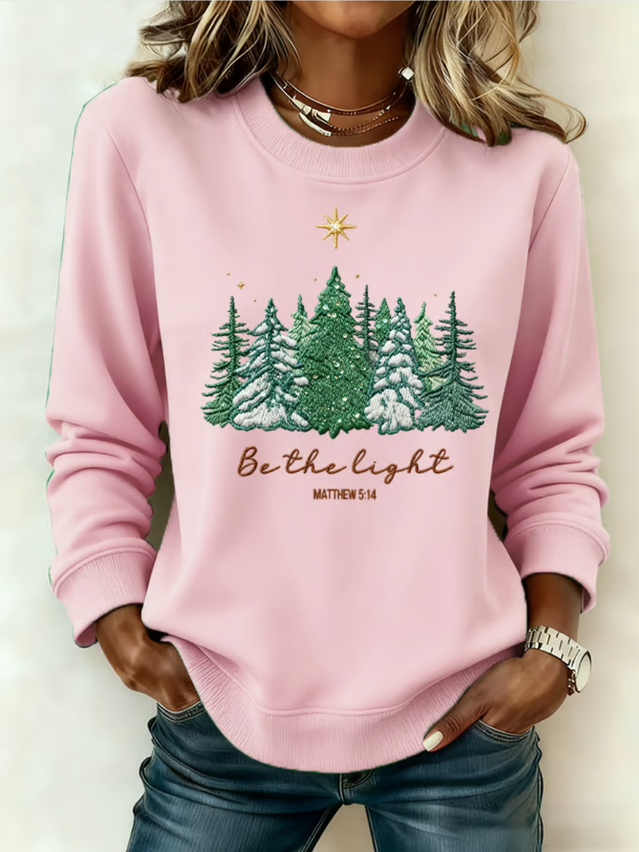 Women's Christmas Faith Print Hoodie