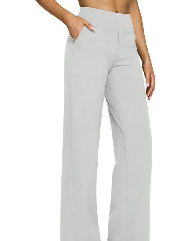 Plain Casual Loose Pants