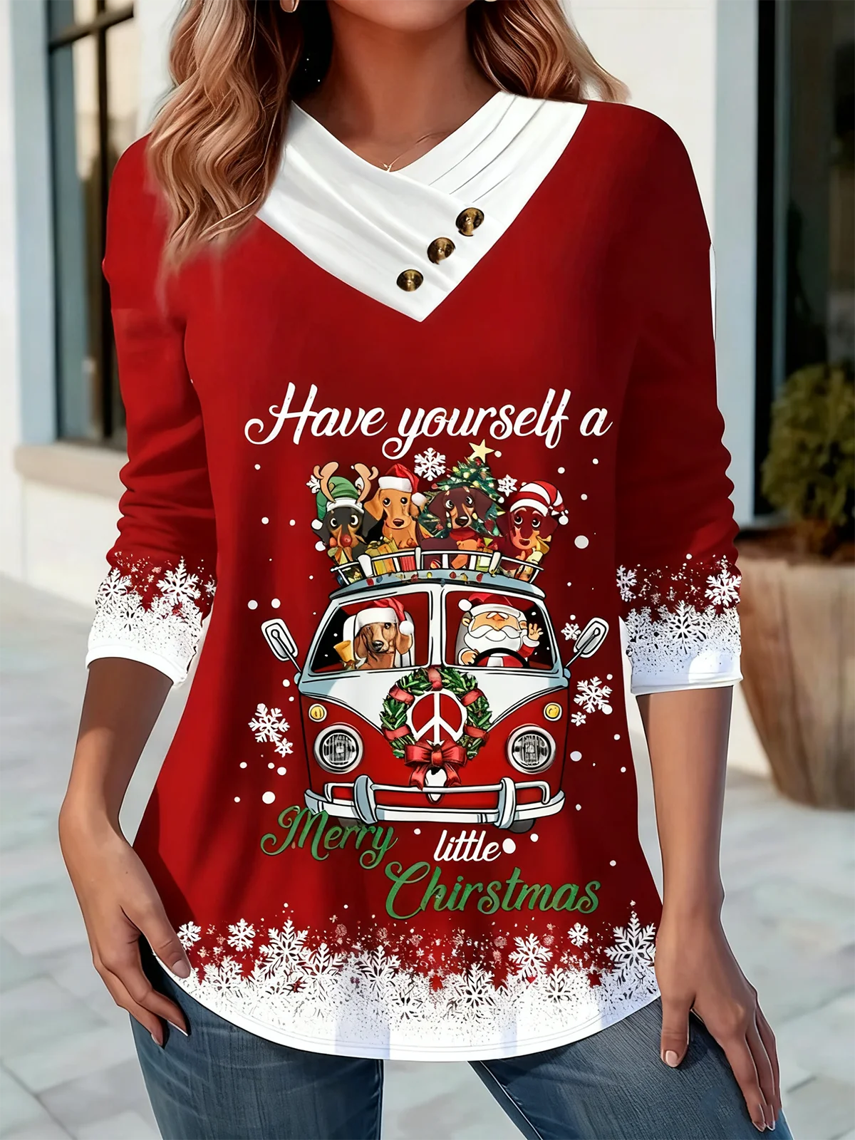 Others Gradient Pattern Casual T-Shirt