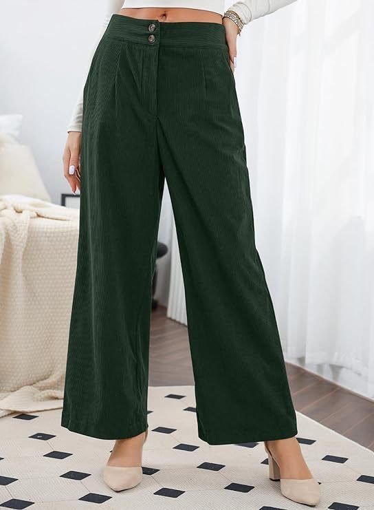 Women's  Elastic Waist H-Line Wide Leg Pants Daily Going Out Pants Apricot Casual Split Joint Plain Spring/Fall Pants