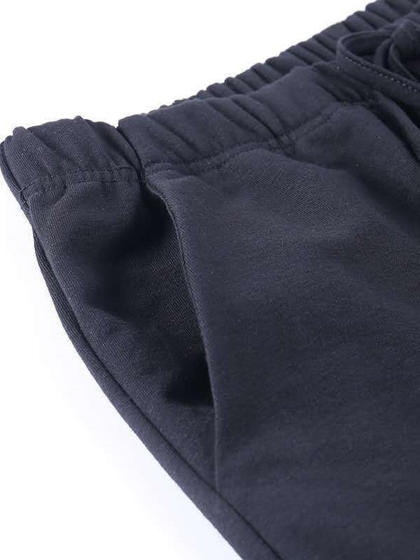 Women's  Elastic Waist H-Line Wide Leg Pants Daily Going Out Pants Gray Casual Split Joint Plain Fleece-lined Sweatpants