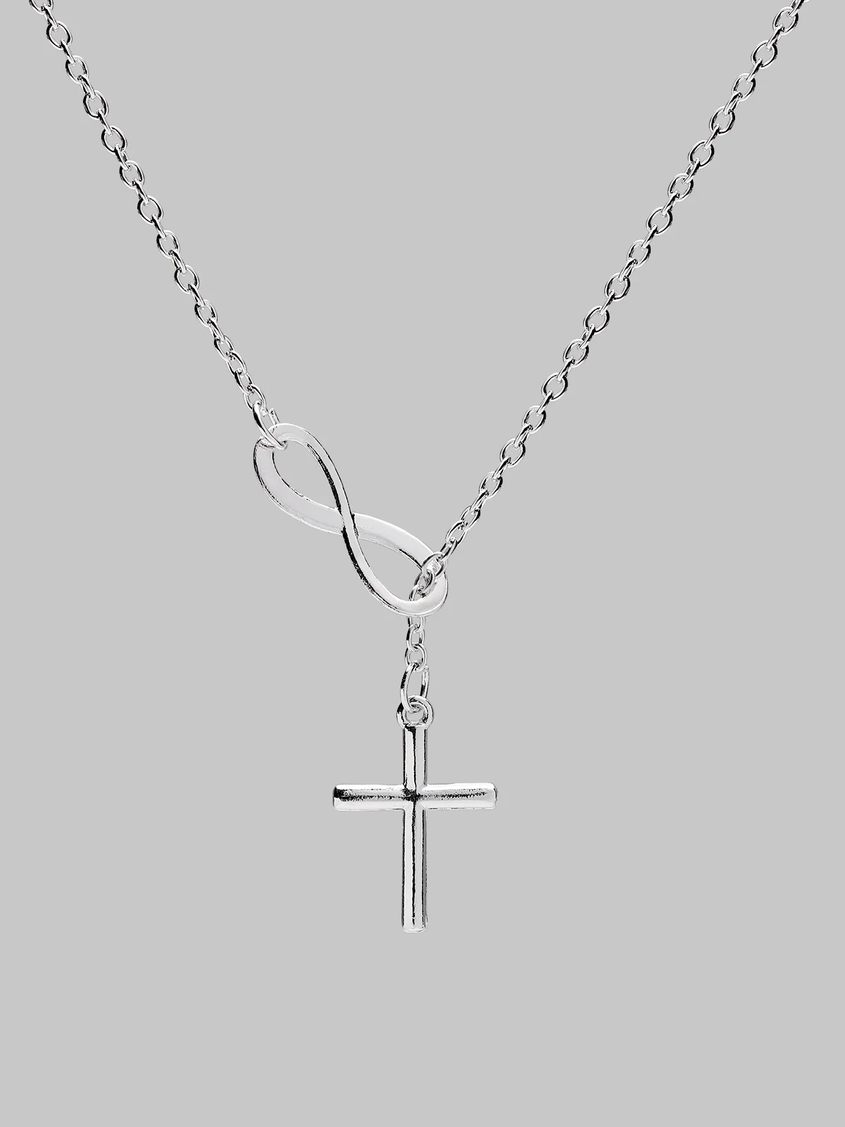 Silver Bowknot Necklace