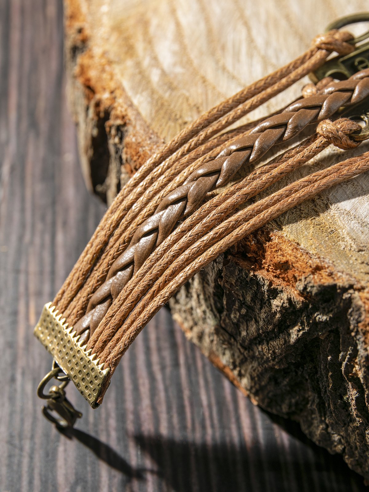 Zolucky Bohemian Vintage Multilayer Leather Rope Bracelet