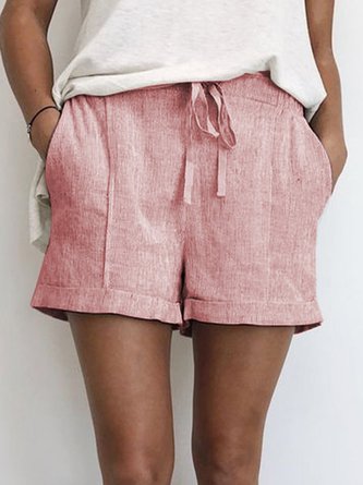 zolucky Summer Shorts Drawstring Pockets Casual Shorts