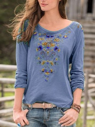 Long Sleeve Casual T-shirt