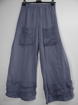 zolucky Casual Pockets Pants