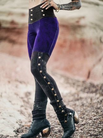 Cotton-Blend Leggings