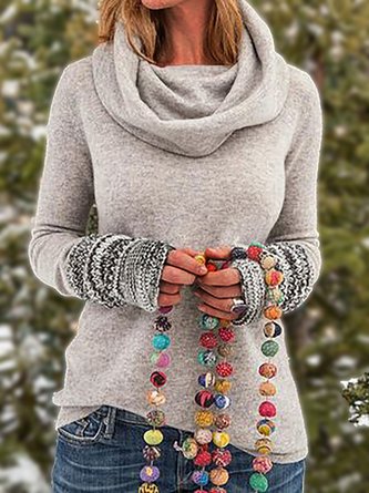 Women Vintage Long Sleeve Sweatshirt