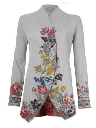 Casual Long Sleeve Knit coat