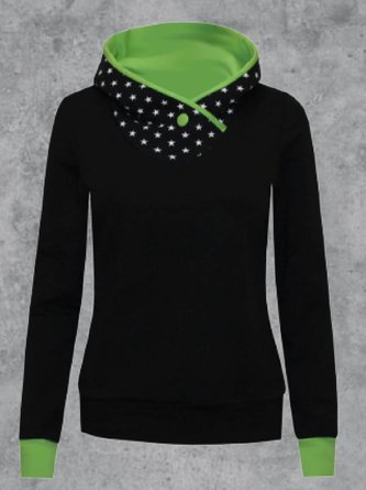 Long Sleeve Cotton-Blend Sweatshirts