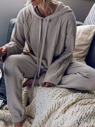 Women Casual Plain Long Sleeve Jumpsuits