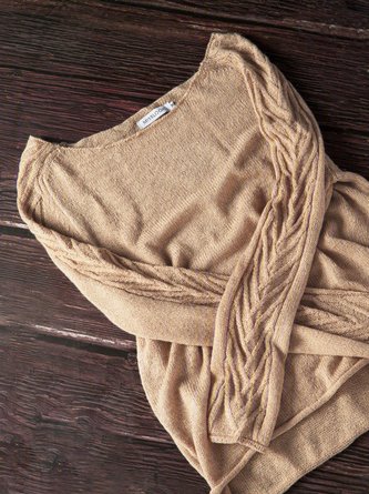 Casual Shift Knitted Sweater