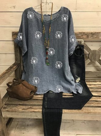 Floral Vintage Batwing Topstops