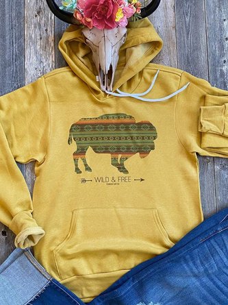 Yellow Shift Long Sleeve Sweatshirt