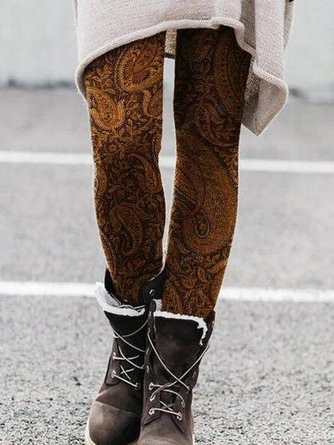 Women Printed Vintage Leggings
