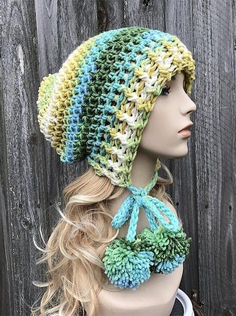 Crochet Hat, Womens Hat, Winter Hat, Womens Accessories, Slouchy Beanie, Penelope Hat Regatta