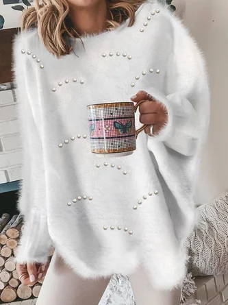 Casual Solid Sweater