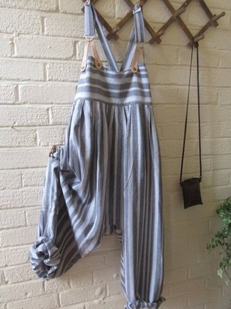 Vintage Cotton-Blend Jumpsuit & Romper