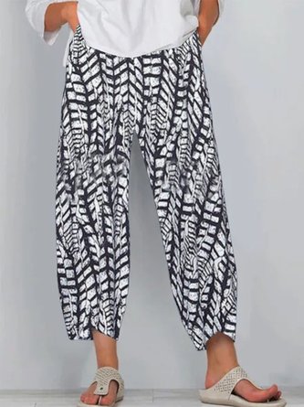 Casual Printed Pants